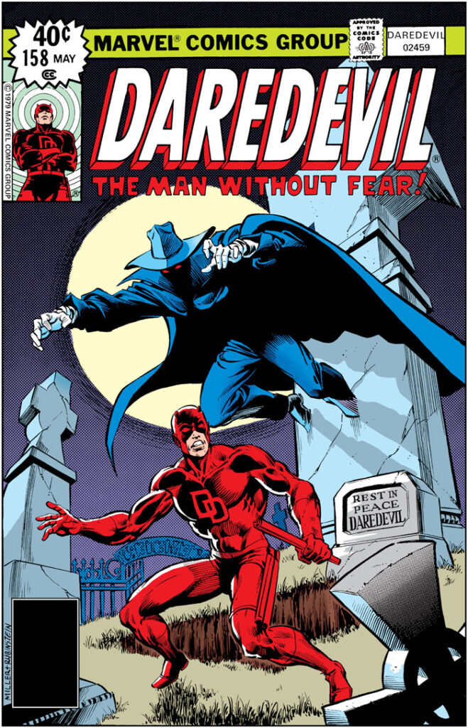 Daredevil #158 cover by Frank Miller