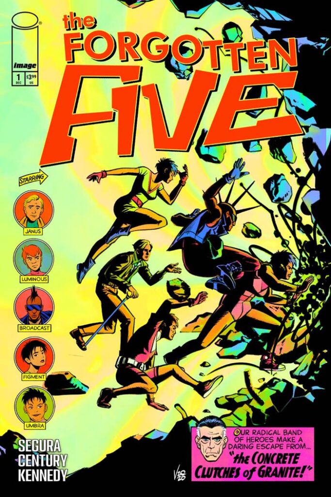 The Forgotten Five cover by Nickolej Villiger