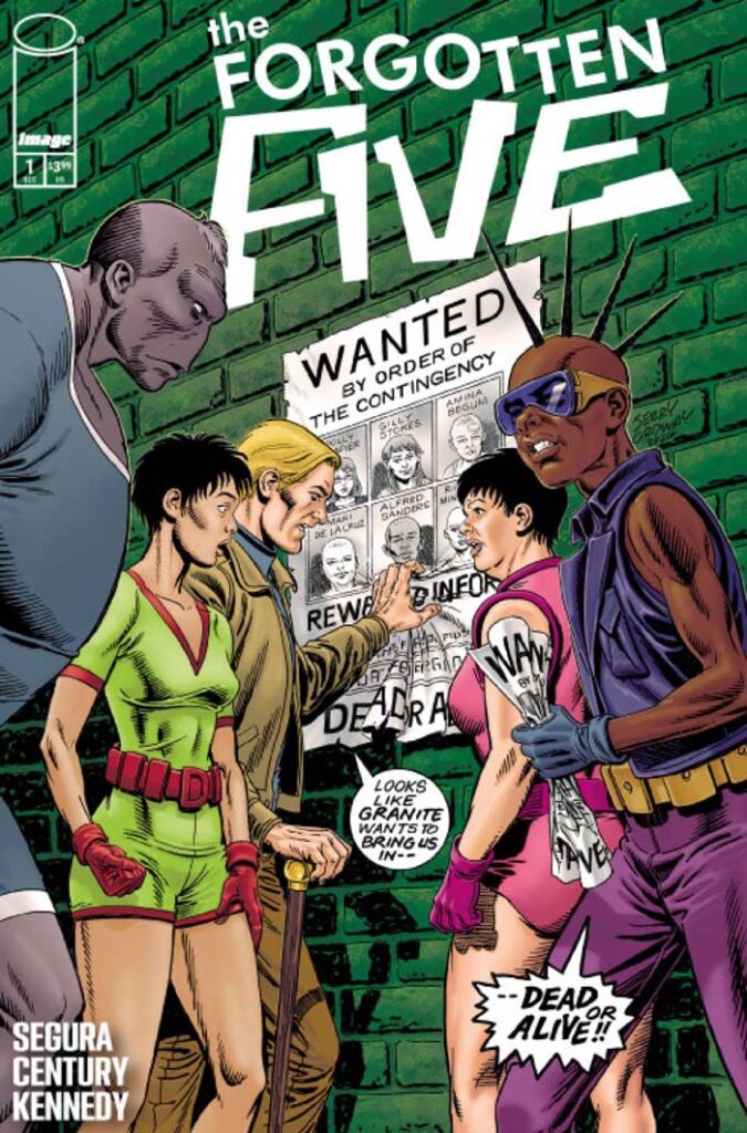 The Forgotten Five variant by Jerry Ordway